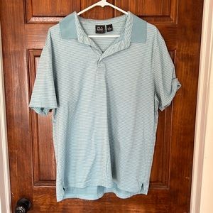 Jos. A. Bank Men's Turquoise Triangle Print Men's Polo